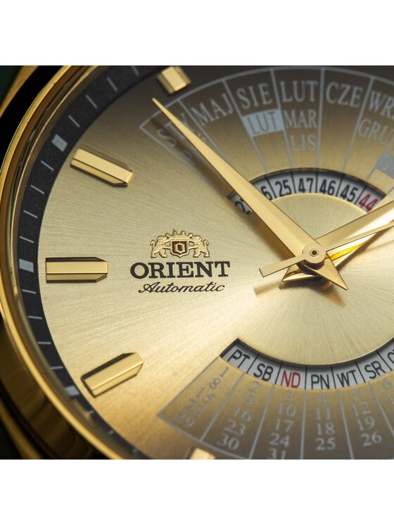 Orient Orient Zegarek RA-BA0007G3YB Złoty