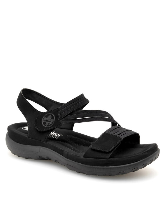 Rieker Rieker Sandalen 64870-02 Schwarz