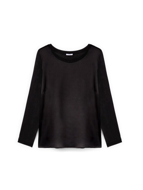 Fiorella Rubino Fiorella Rubino Bluzka G471L007744N033 Czarny Regular Fit