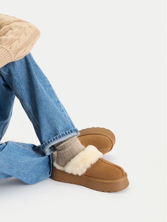 Badura Badura Pantofole EO-EDI-TS6292 Marrone
