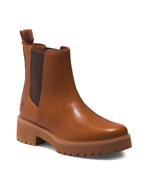 Timberland Timberland Gležnjarji Chelsea Carnaby Cool Basic Chlsea TB0A41E6F131 Rjava