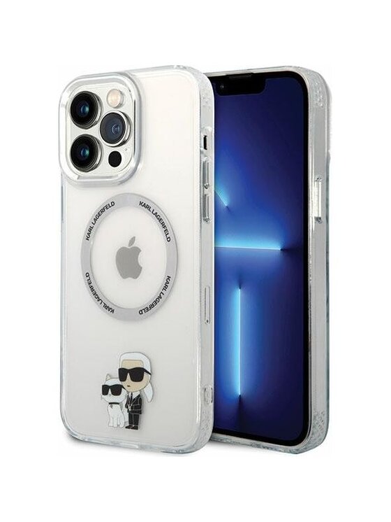 Etui na telefon KARL LAGERFELD, Przezroczysty, MagSafe