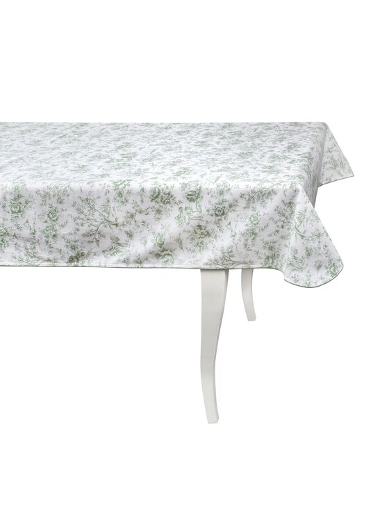 Roseberry Home Roseberry Home Obrus Toile de Jouy Green Zielony