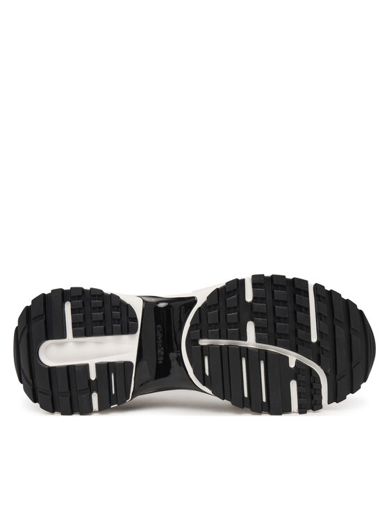 Calvin Klein Calvin Klein Sneakersy Hike Runner Laceup Strip M-Lt HM0HM02154 Bílá