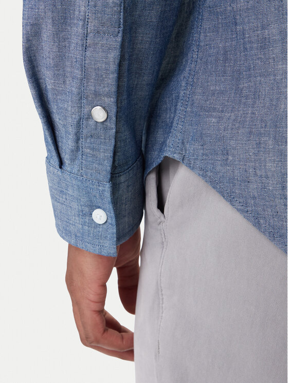 Calvin Klein Jeans Calvin Klein Jeans Košile Chambray Classic LV04RF109G Tmavomodrá Regular Fit