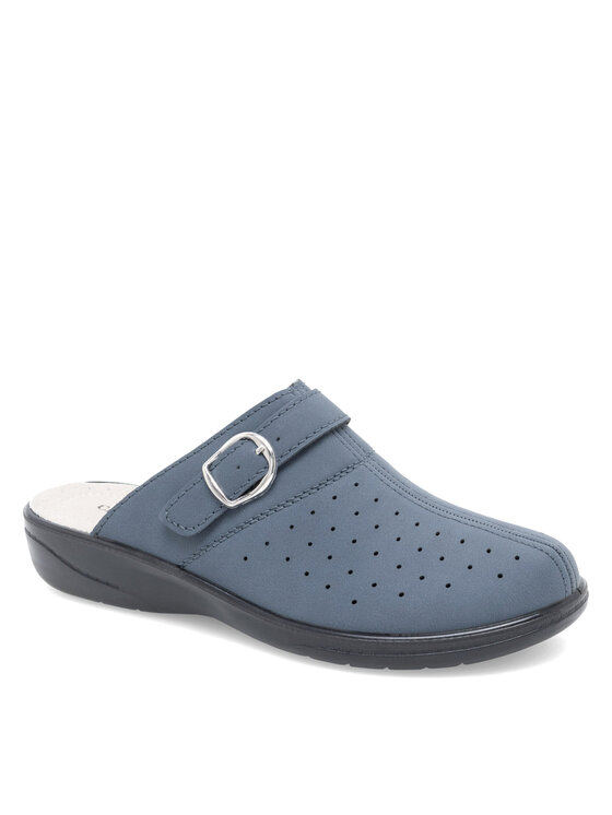 Clara Barson Clara Barson Pantoletten WS010904-01 Dunkelblau