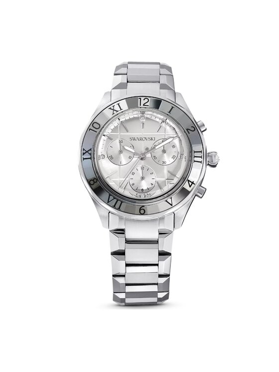 Swarovski Swarovski Zegarek Dextera 5641297 Srebrny