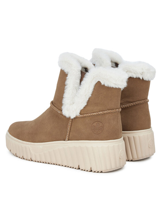 Rieker Rieker Polokozačky N2560-24 Hnědá