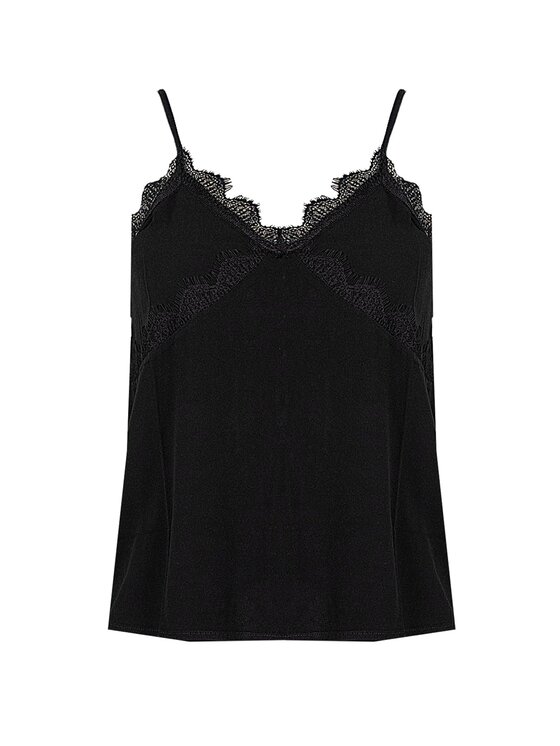 Pepe Jeans Pepe Jeans Τοπ στράπλες PL304343 | Karey Μαύρο Regular Fit