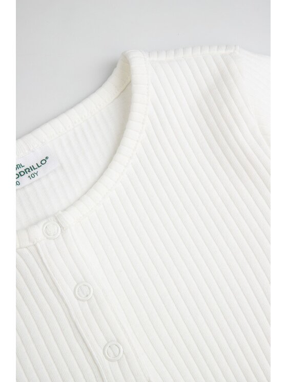 Coccodrillo Coccodrillo S dlouhým rukávem ZC6143102AGJ-003 Krémová Regular Fit
