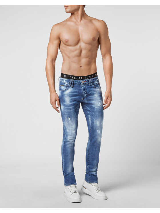 PHILIPP PLEIN PHILIPP PLEIN Jeansy 63 Błękitny Straight Leg