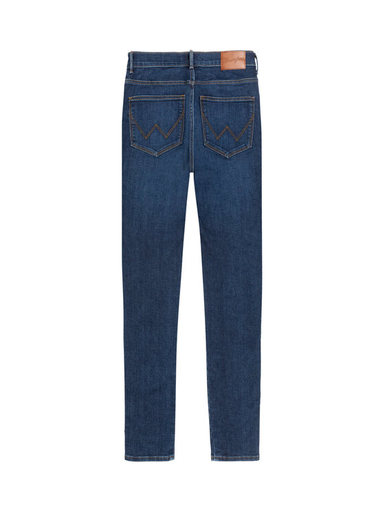 Wrangler Wrangler Jeans HIGH SKINNY Blu Skinny Fit