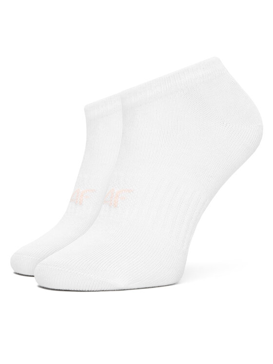 4F 4F 3er-Set niedrige Kindersocken 4FJSS23USOCF097 Weiß