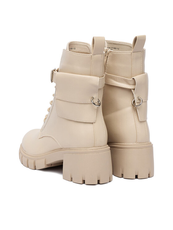 DeeZee DeeZee Schnürschuhe 17193-13 Beige