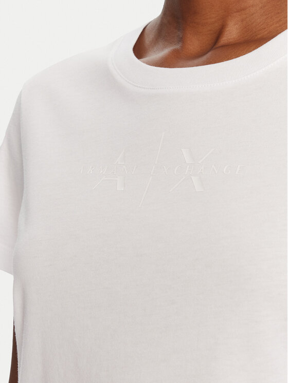 Armani Exchange Armani Exchange T-krekls XW001366 AF10356 U0002 Balts Regular Fit