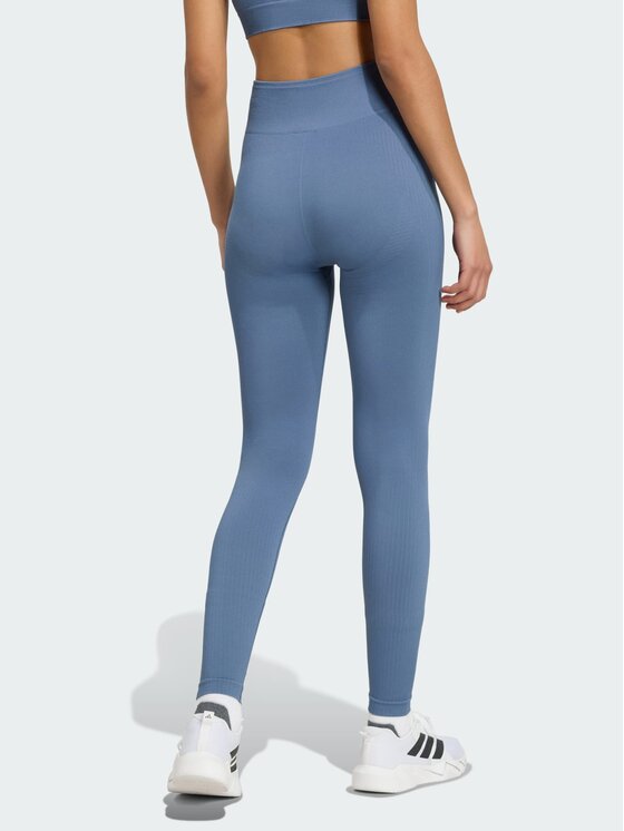 adidas adidas Legginsy 151341 Niebieski jasny Fitted Fit