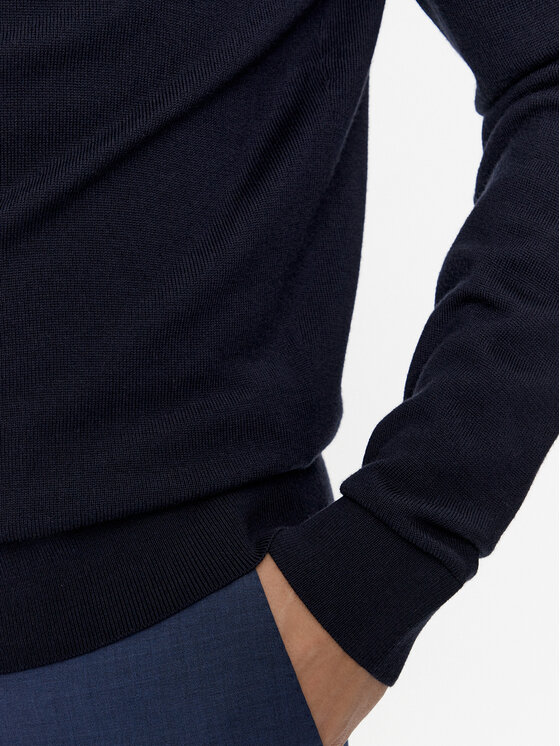Calvin Klein Calvin Klein Sweter Superior K10K110424 Granatowy Regular Fit