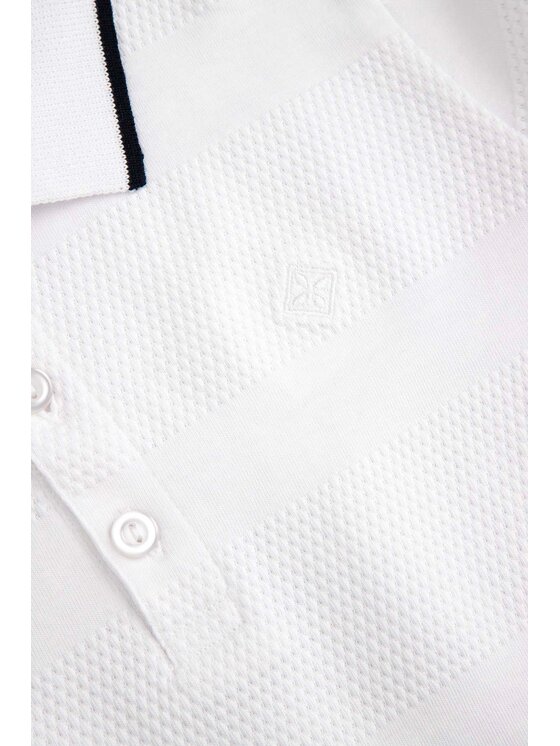 Coccodrillo Coccodrillo Tričko WC6143603BSB-001 Biela Regular Fit