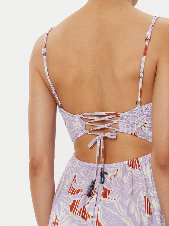 Maaji Maaji Літня сукня Wisteria Bloom Ela PT2708CLD001 Фіолетовий Regular Fit