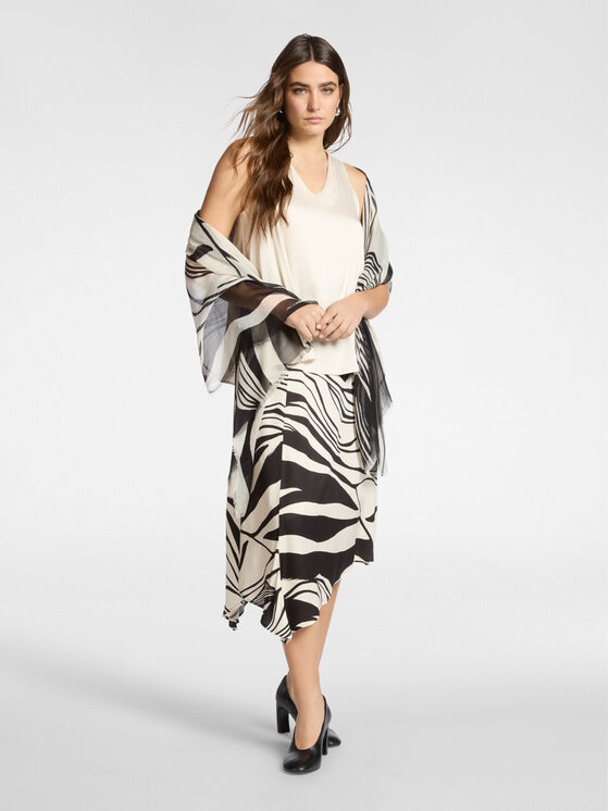 Elena Mirò Elena Mirò Bluzka D112P000032N002 Biały Regular Fit