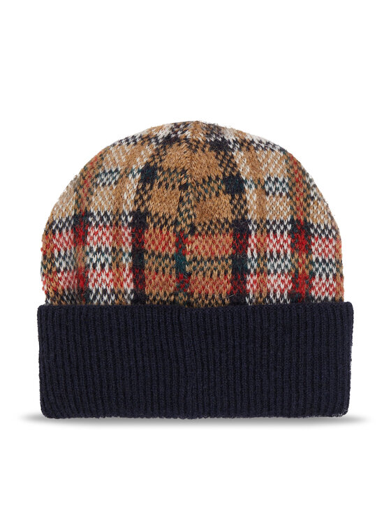 Tommy Hilfiger Tommy Hilfiger Sapka Tommy Check Beanie AW0AW15315 Sötétkék