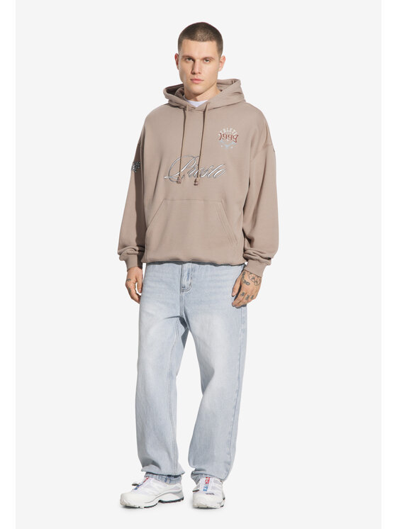 PROSTO. PROSTO. Bluza Football Fan Beżowy Oversize