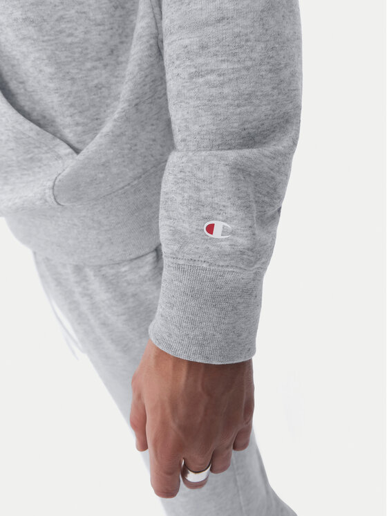 Champion Champion Суитшърт Script Logo 217142 Сив Comfort Fit