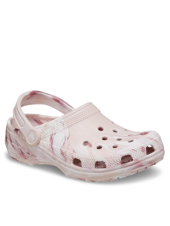 Crocs Crocs Šlepetės Classic Marbled Clog 206867 Rožinė