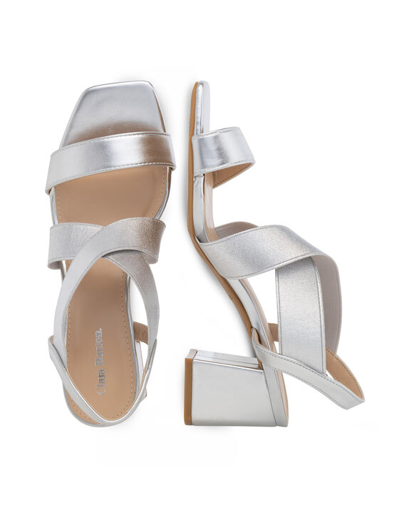 Clara Barson Clara Barson Sandale WYL3662-3 Srebrna