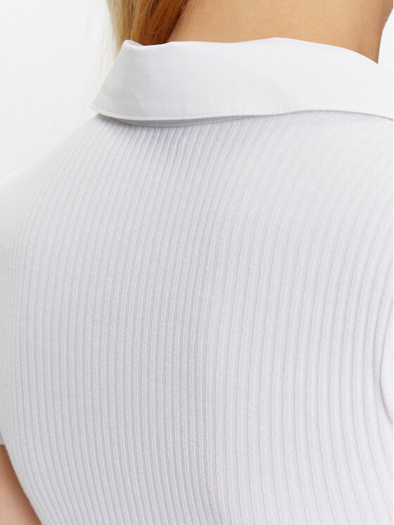 Guess Guess Blusa Jordan W3GP24 K86Z2 Bianco Slim Fit