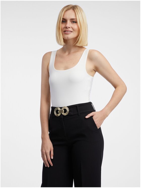 Orsay Orsay Spodnie damskie 355045660000__34 Czarny Loose Fit