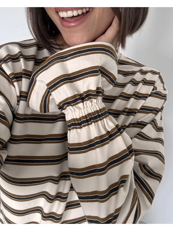 Le Songe Le Songe Longsleeve GIA Beżowy jasny Regular Fit