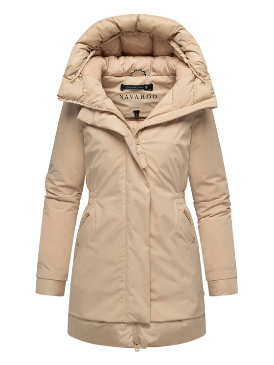 Navahoo Navahoo Kurtka zimowa Winterprinzessin Beżowy Regular Fit