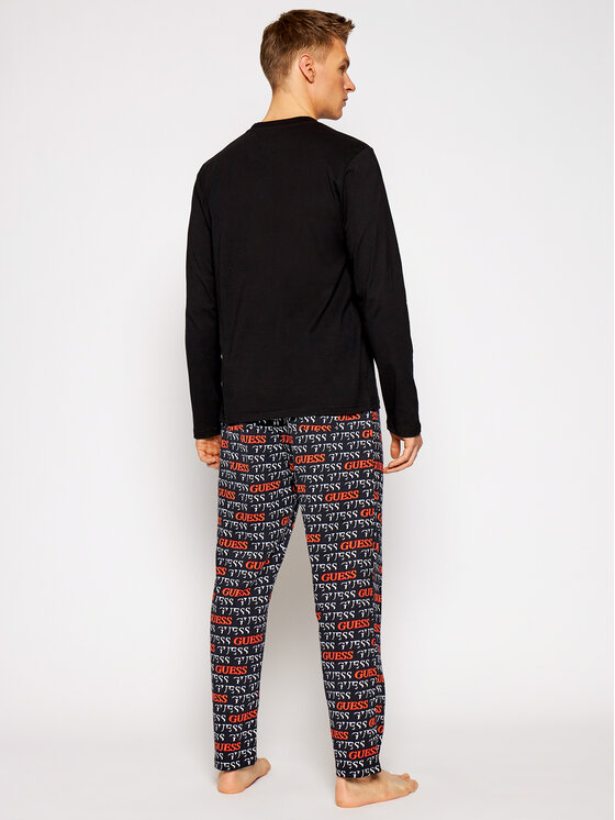 Guess Guess Pyjama U0BX01 JR018 Schwarz