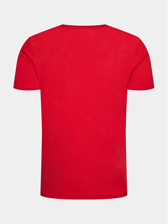 Alpha Industries Alpha Industries T-Shirt Basic Small Logo 188505 Czerwony Regular Fit