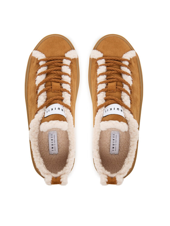 Inuikii Inuikii Sneakersy Shearling Low 1001.001.0242 Brązowy