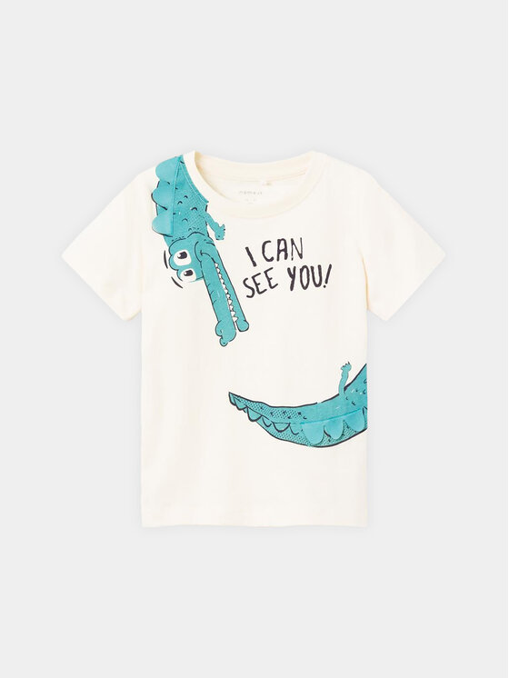Chłopięcy T-Shirt NAME IT, Rozmiar 92, Biały, Dante 13228559
