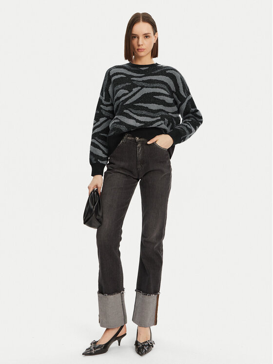 Desigual Desigual Πουλόβερ Winnipeg 24WWJF20 Μαύρο Regular Fit