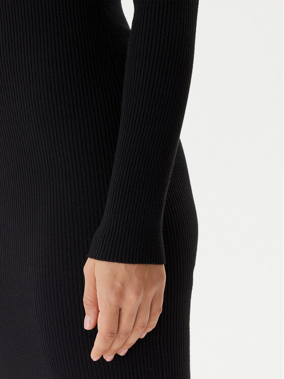 Guess Guess Trikotāžas kleita V5BK02 Z3JD2 Melns Slim Fit