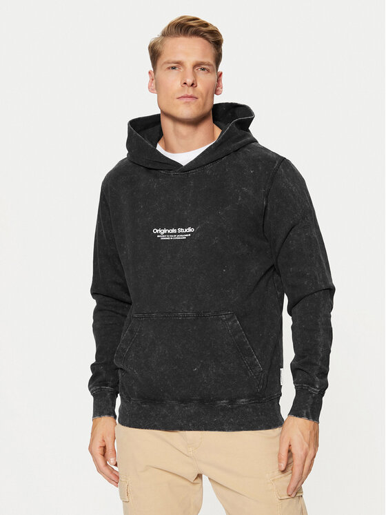 Jack&Jones Bluza Vesterbro 12267037 Czarny Relaxed Fit