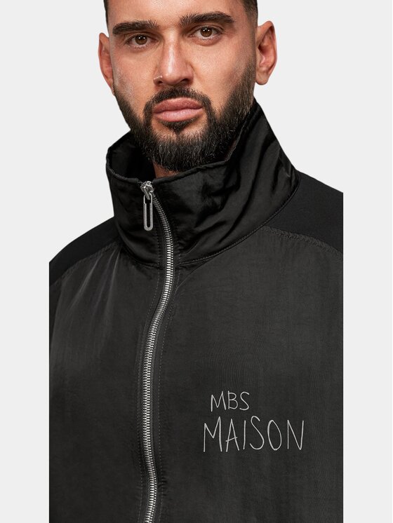 MADE BY SOCIETY MADE BY SOCIETY Kurtka anorak BLANK - H17747 Czarny Basic Fit