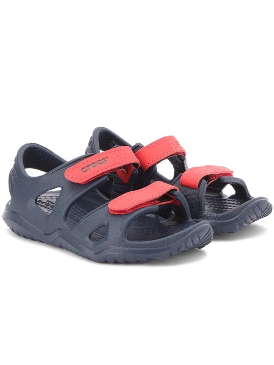 Crocs Swiftwater Sandal K (Smoke/Vibrant Violet) Online at Lowest Price in  India