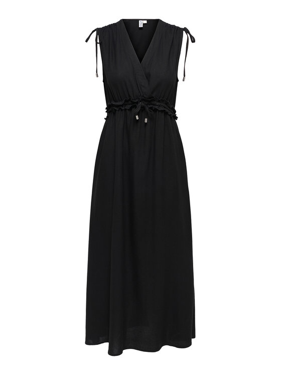 ONLY ONLY Sommerkleid Goa 15363694 Schwarz Regular Fit