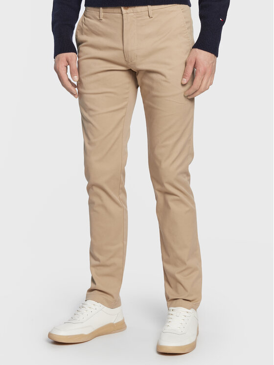 Tommy Hilfiger Čino bikses Core Bleecker MW0MW28883 Bēšs Slim Fit