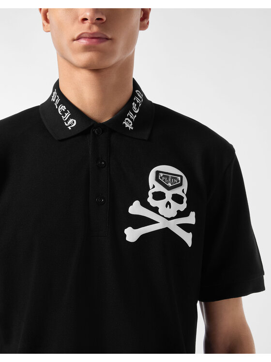 PHILIPP PLEIN PHILIPP PLEIN Polokošile 25563 Černá Slim Fit