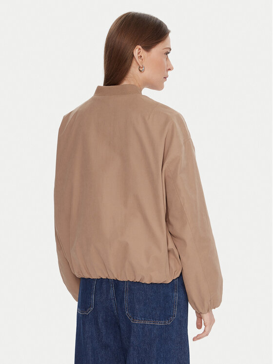 Tatuum Tatuum Bomberjacke Sakalino T2503.012 Beige Loose Fit