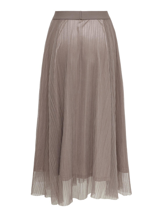 ONLY ONLY Spódnica midi 15214303 Brązowy Regular Fit