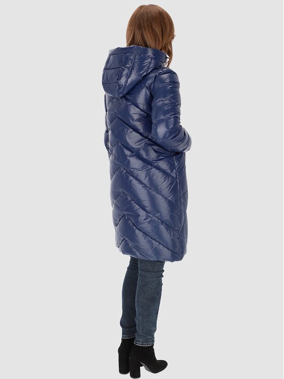 Perso Perso Kurtka damska BLH236060FX Niebieski Regular Fit