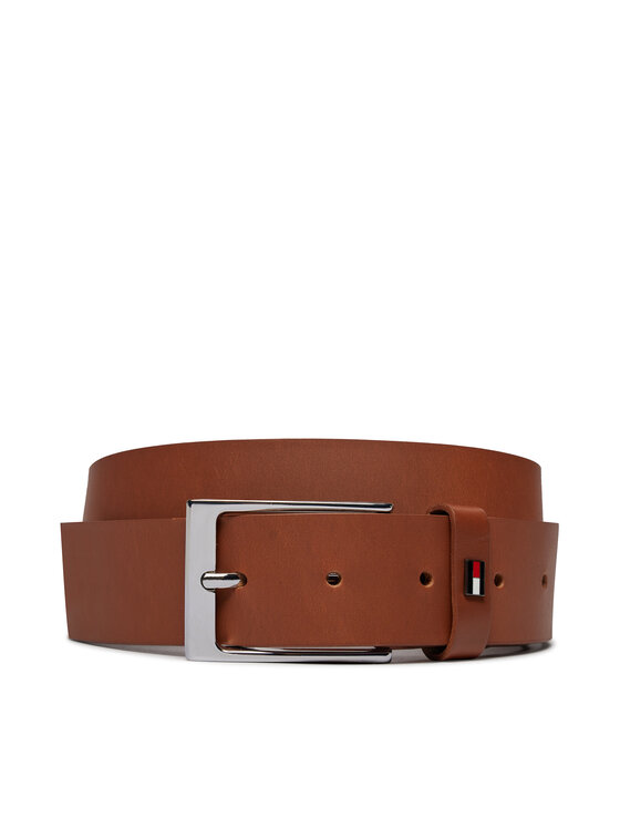 Tommy Hilfiger Cintura da uomo Layton Leather 3.5 AM0AM10316 Marrone, taglia : 85