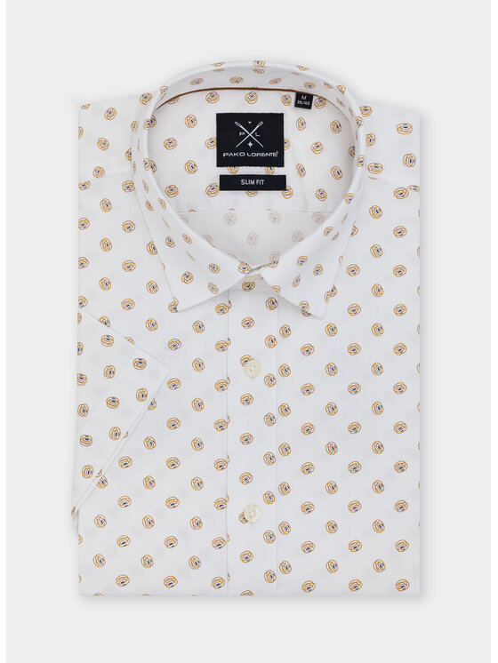 Pako Lorente Pako Lorente Koszula P22SN-1K-008 Biały Slim Fit